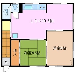 楠駅 徒歩5分 2階の物件間取画像